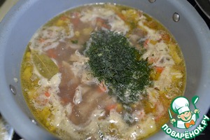 Густой суп с фасолью и кукурузой
