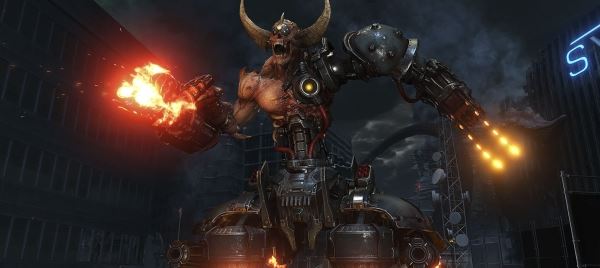 Кровавая схватка Палача Рока с Oxoтником Poка в новом геймплейном ролике Doom Eternal