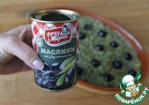 Рыбный гратен со шпинатом и маслинами